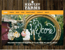 Tablet Screenshot of hartley-farms.com
